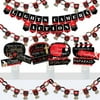 Big Dot of Happiness Red Carpet Hollywood - Banner and Photo Booth Decorations - Movie Night Party Supplies Kit - Doterrific Bundle