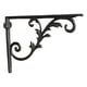 thumbnail image 4 of Soporte para Estante Ménsula Rústica de Pared para Estantería Y Refuerzo de Ángulo Fabricado en Hierro para Larga Durabilidad Adecuado para, 4 of 9