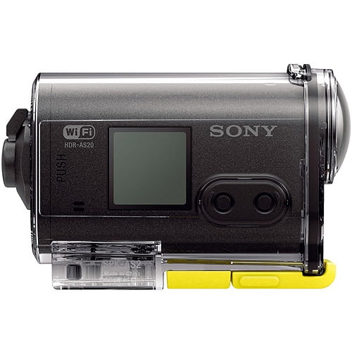 Sony HDR-AS20 Compact POV Action Full HD Camcorder - Walmart.com ...