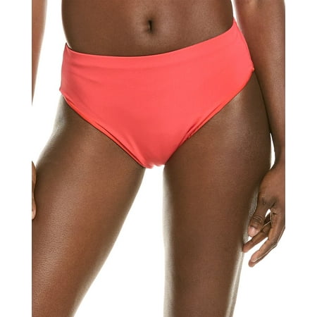 Robin Piccone womens Ava High-Waist Bikini Bottom  s  Pink