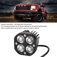 thumbnail image 3 of Focos Universales Ligeros 40W LED Luz De Trabajo Cuadrada Lámpara De Conducción Para Coche SUV, 3 of 7