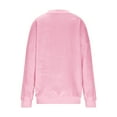 thumbnail image 6 of DAFPZW Fuzzy Sweater for Women Fluffy Sherpa Fleece Pullover Sweaters Long Sleeve Oversized V-Neck Sweatshirt with Pockets, 6 of 6