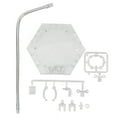 thumbnail image 2 of Action Figure Display Holder Base, ABS Stainless Steel Doll Display Stand for 6inch Doll, 2 of 7