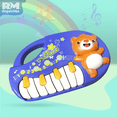 thumbnail image 4 of Juguete Piano De Animales Rm Regalomex Para Niños 12 Teclas 20+ Sonidos Violeta, 4 of 5