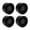 Black, variant on jinwen 4 Roller Skating Wheels -Resistant Wheels Double - Row Roller Skates Accessories Black
