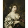 thumbnail image 3 of Caspar Netscher 12x14 Black Modern Framed Museum Art Print Titled - Portrait of Margaretha Godin (D. 1694), Wife of the Artist (1660 - 1684), 3 of 5