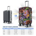 thumbnail image 2 of Travel Luggage Cover Protector - Vintage Floral (3) Anti-Scratch Suitcase Covers Fits 18-32 Inch Luggage, 2 of 5