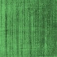 thumbnail image 1 of Ahgly Company Indoor Square Solid Emerald Green Modern Area Rugs, 6' Square, 1 of 4