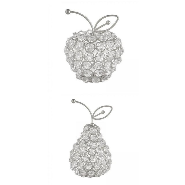 Adornos de Cristal Sunnimix Pieza Central de Escritorio Estatua Decoración del Hogar Figura de Fruta de Cristal