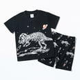 thumbnail image 2 of HCNTES Toddler Clothing Soft Color Block Train Print Tee & Shorts for Toddler Boy Outdoor Play, 2 of 9