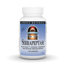 Source Naturals Serrapeptase - Delayed Release Enzyme - 120 Vegetarian Capsules