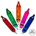 thumbnail image 2 of Vickerman Multi-Colored Glass Incandescent Mini Bulb with Pinched Base, 2.5 Volt 170mA, 500 per Bag. 100 Pieces each of Red, Blue, Green, Yellow, Pink, 2 of 2