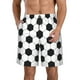 thumbnail image 1 of Fotbe Soccer Ball Trajes de Baño Estampados para Hombre, Shorts de Verano de Secado Rápido, Ropa de Playa, Bañadores-X-Large, 1 of 6