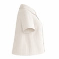thumbnail image 4 of Blusa George para Mujer, Manga Corta Blanco Talla M, 4 of 4