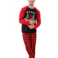 thumbnail image 4 of MAWCLOS Mommy Dad Child Xmas Pjs Elastic Waist Nightwear Holiday Tree Print PJ Sets Red Kids 8-9Y, 4 of 9