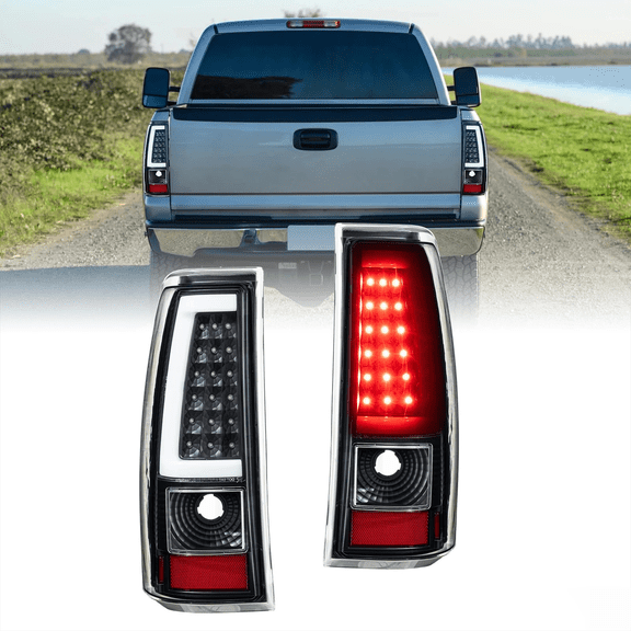 MOSTPLUS 2PCS LED Rear Lamps Tail Lights Assembly For 03-06 Chevy Silverado GMC Sierra