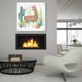 thumbnail image 4 of Epic Art 'Lovely Llamas III' by Mary Urban, Acrylic Glass Wall Art, 36"x36", 4 of 7