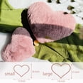 thumbnail image 2 of Heart Pillows for Valentine's Day, White Heart Shaped Pillows, Ultra Soft Small Cute Fluffy Pillows, 2 of 7