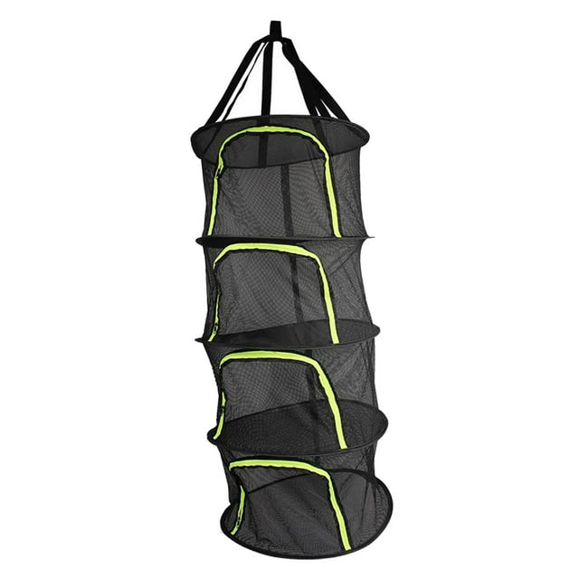 Tendedero/Red de secado para pescado/Secador plegable/Red de secado de alimentos 60cm 4 capas