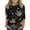 001_Black, variant on Girls Kids Mardi Gras 3/4 Sleeve Tees - Heart Mask Sequin Graphic Crew Neck Tops, Soft Casual Fat Tuesday New Orleans Carnival Party Matching Outfits