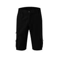 thumbnail image 2 of Sunloudy - Pantalones cortos deportivos para hombre, cintura elástica, bolsillos de color sólido, pantalones cortos rectos sueltos Sunloudy  M L XL XXL XXXL, 2 of 5