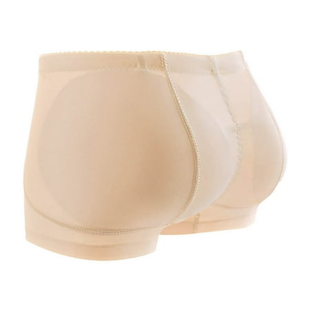 LARUYEKO Women s Sexy Lifted Enhancer Underwear Low Waist Padded Shapewear Women s Cotton Underwear High Waisted Ladies Full Coverage Panties High-Cut Stretch Cool Underwear