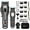 Black, variant on HIENA PRO Professional Hair Clippers Set for Men, Cordless Barber Clipper Berad Trimmer Set, Hair Cutting Machine Kit, Rechargeable Clipper Set for Barbers with LED Display (Black)