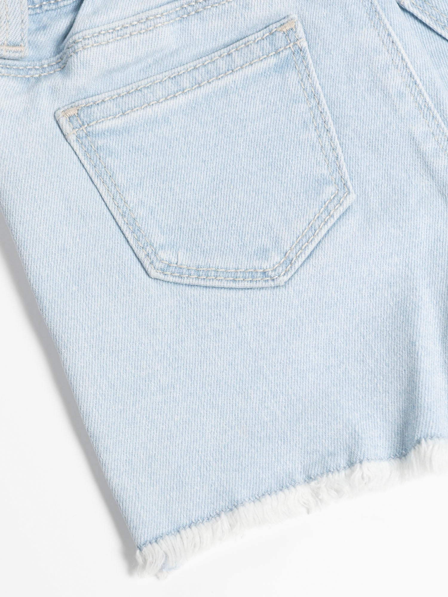 Wonder Nation Toddler Girl Denim Short, Sizes 12 Months - 5T