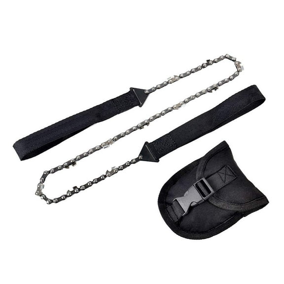 Portable Handheld Pocket Chainsaw By Sirius Survival, Color: Black