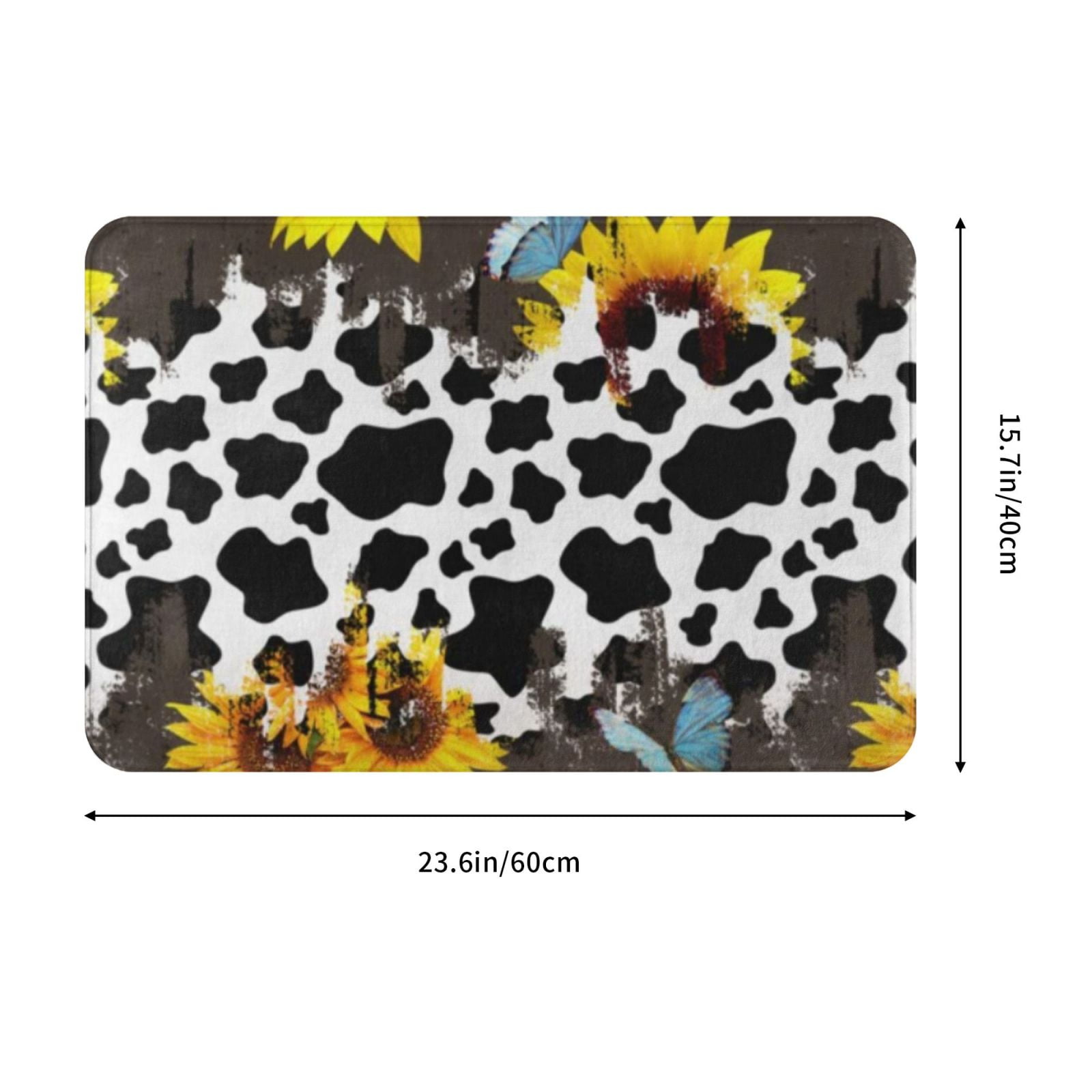  Door Mat Indoor Bathroom Rug Soft Carpet, Country Style Farm  Wood Barn with Yak Washable Kitchen Doormat Entry Way Rug Pad Farmhouse  Sunflowers Welcome Mats for Front/Back Door : Patio, Césped