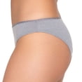 thumbnail image 3 of Bikini Fruit Of The Loom para Dama, con Bies Liso Gris Talla M, 3 of 5