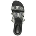 thumbnail image 3 of MARC FISHER Womens Black Oversized Ornaments Bryte Round Toe Slip On Sandals 7.5 M, 3 of 4