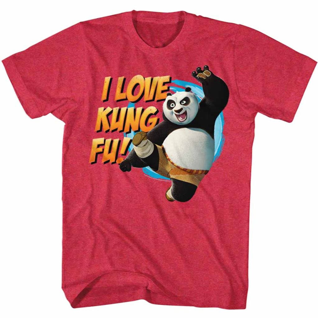 American Classics - Kung Fu Panda LOVE KUNG FU Large T-shirt Cherry ...