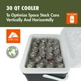 thumbnail image 4 of Ozark Trail 30 qt 42-Can Hard-Sided Cooler, Gray, 4 of 7