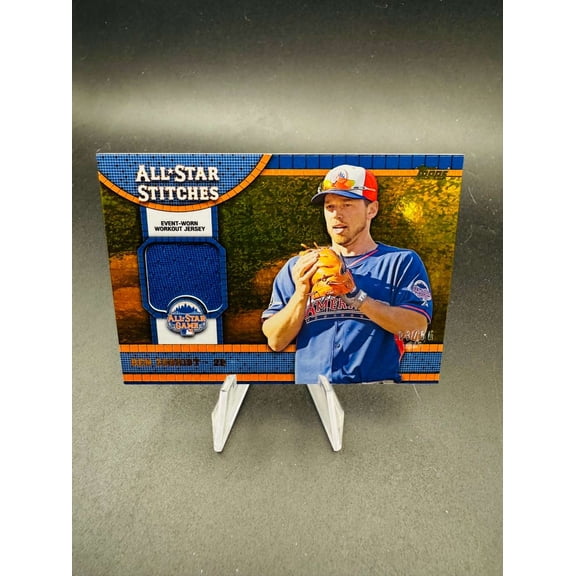 2013 Topps All-Star Stitches Ben Zobrist #ASR-BZ Gold Event-Worn Workout Jersey #3/50 Tampa Bay Rays MLB Baseball Trading Card