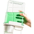 thumbnail image 1 of 2 Pcs Distributeur de Détergent à Lessive Distributeur d'Assouplissant Détergent Liquide Conteneur de Poudre à Lessive, 12.6*7.7*17.5cm, 1 of 5