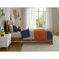 thumbnail image 4 of AFI Naples Twin Solid Wood Low Profile Platform Bed with Matching Footboard, Light Toffee, 4 of 11