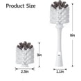 thumbnail image 5 of Bottle Brush Replacement Head Compatible with OXO,Flexible Dish Brush Refill Head Compatible with OXO,2PCS,Large Size(Brush Head Only,Handle Not Included), 5 of 7