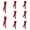 Red-8Pcs, variant on 8Pcs Christmas Velvet Cabinet Bows and Ribbons, 43.3" Large Red Burgundy Door Bows for Kitchen Furniture, Xmas Tree Wall Decorations, Winter Holiday Party Home Decor Supplies Use