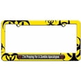 thumbnail image 1 of I'm Praying For A Zombie Apocalypse, Biohazard License Plate Tag Frame, Multiple Colors, 1 of 1