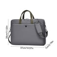 thumbnail image 3 of Aodebiao Laptop Messenger Bag for 14 Inch Notebook & Tablet, Durable Shoulder Bag with Protective Lining, Multiple Pockets for Travel, Work, Business, Commute, College, Office, Men and Women, 3 of 7