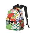 thumbnail image 2 of Vsdgher Mushroom and Frogs Print Unisex Large Capacity Bookbag Schoolbag Casual Daypack for High School/College/Teens/Travel/Work, 2 of 8