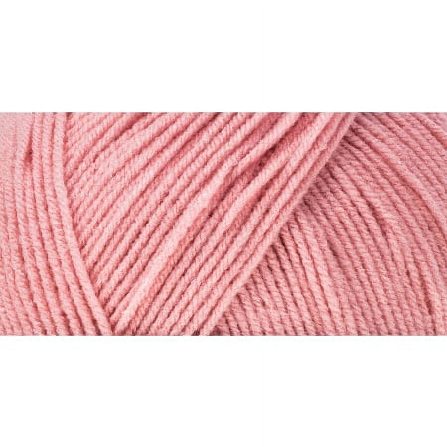 Red Heart Comfort Yarn-Pink & Grey Print