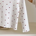 thumbnail image 4 of Plebaso Girls Mock Neck Tops Ruffle Trim Long Sleeve Cotton Tee Shirts Girls Cute Undershirts for Kids, 4 of 5