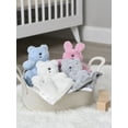 thumbnail image 2 of Gerber Baby Boy or Girl Gender Neutral Ultra Plush Security Blanket with Satin Trim, 2 of 6
