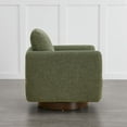 thumbnail image 6 of CHITA Swivel Accent Chair Armchair with Back Cushion, Fabric in Moss Green, 6 of 7