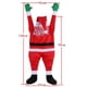 thumbnail image 4 of Papá Noel de terciopelo trepó a la pared para decorar ropa, colgar adornos y regalos de Navidad, 4 of 5