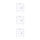 thumbnail image 5 of Inteprter Regla de diseño hueco para acolchado, máquina de coser portátil, plantillas de posicionamiento acrílico, accesorios para manualidades DIY, Type1 NO1 Inteprter CBP186544, 5 of 6