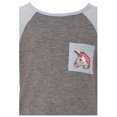 thumbnail image 3 of Little Girl 2 Pieces Set Sequin Unicorn Top T-Shirt Lace Short Pant Outfit (21JK59S) Blue 6, 3 of 3