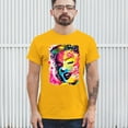 thumbnail image 3 of Tee Hunt Dean Russo Colorful Marilyn T-Shirt Neon Hot Symbol Starlet Men's Tee, Yellow, XX-Large, 3 of 5